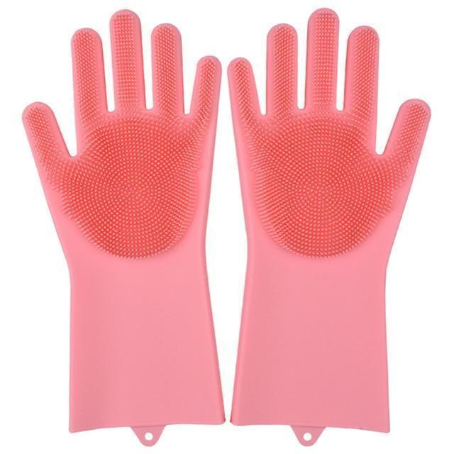 SILICONE DISH WASHING GLOVES