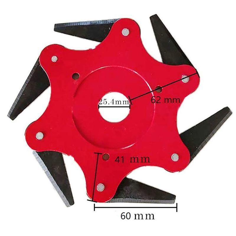 Universal 6-Messer-Trimmerkopf