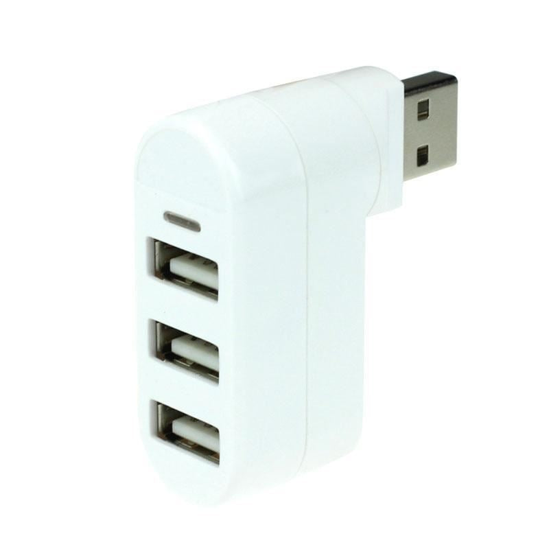 Drehbarer Mini-USB-Hub mit 3 Ports