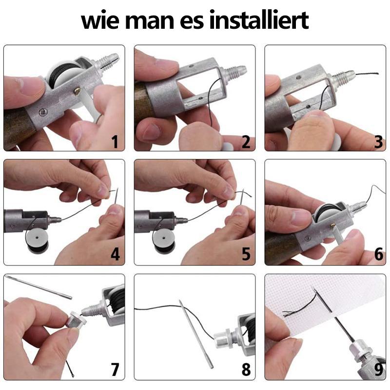 DIY handgefertigte Lederhandnähwerkzeuge