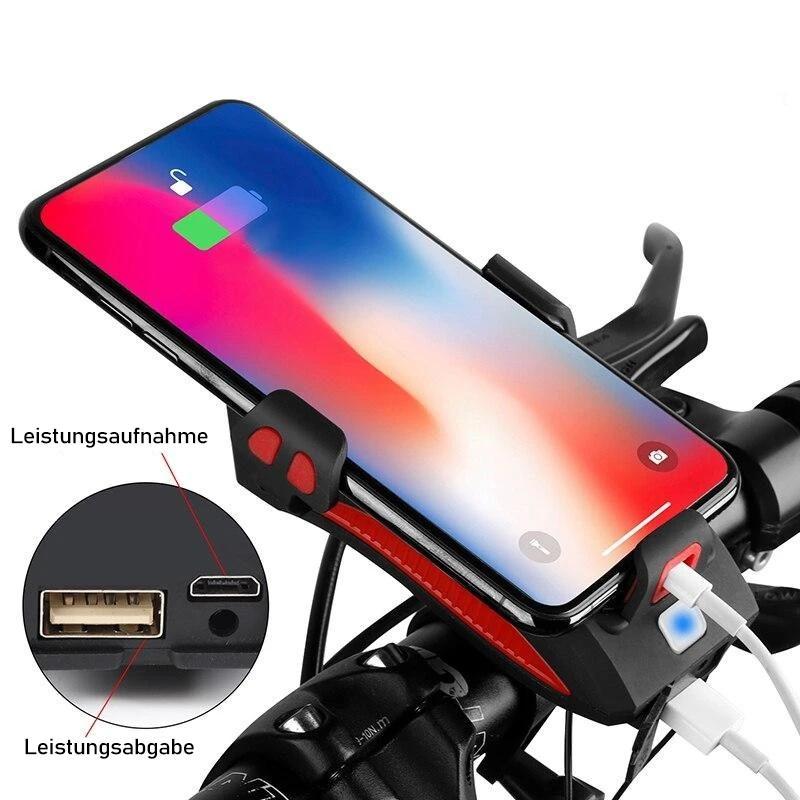 Fahrradtelefonhalter mit Led