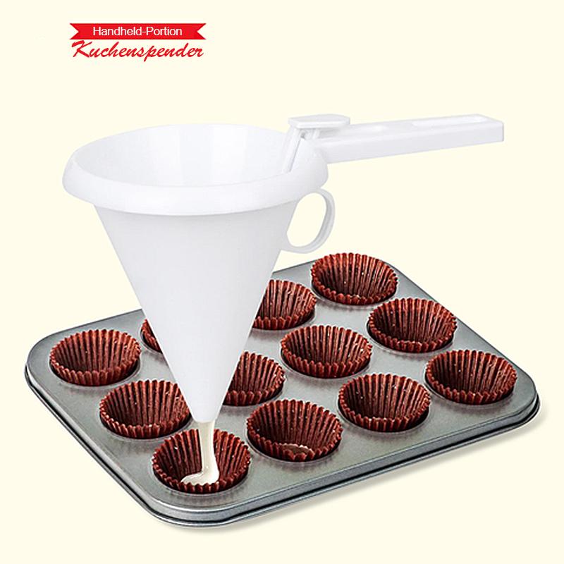 Handheld Portionsbecher Kuchenspender 2 Stück (kaufen Sie eins, erhalten Sie eines kostenlos)