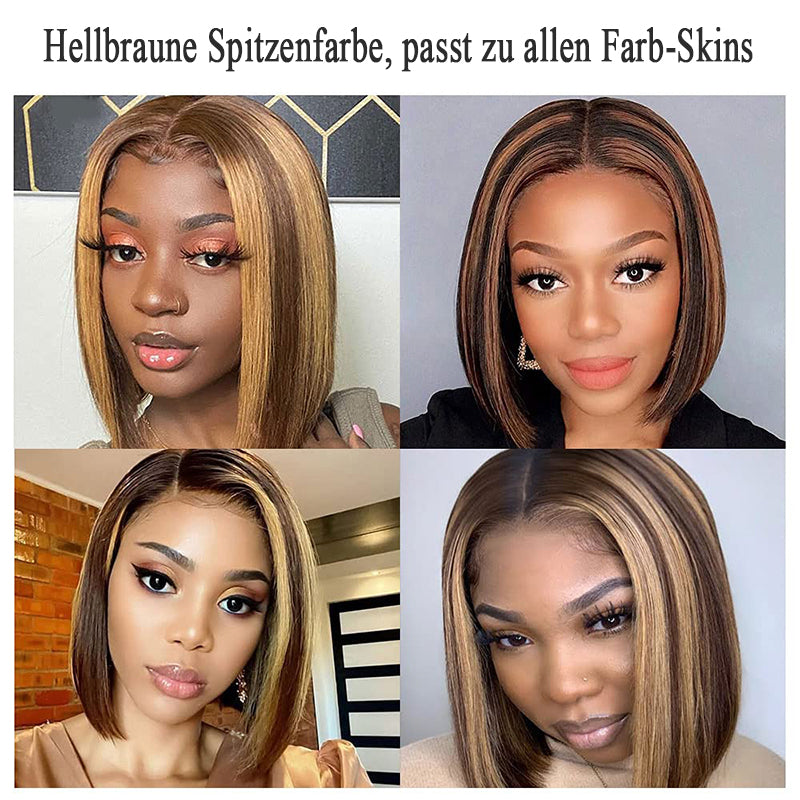 T Lace Front Haar Synthetisch Gerade Perücken