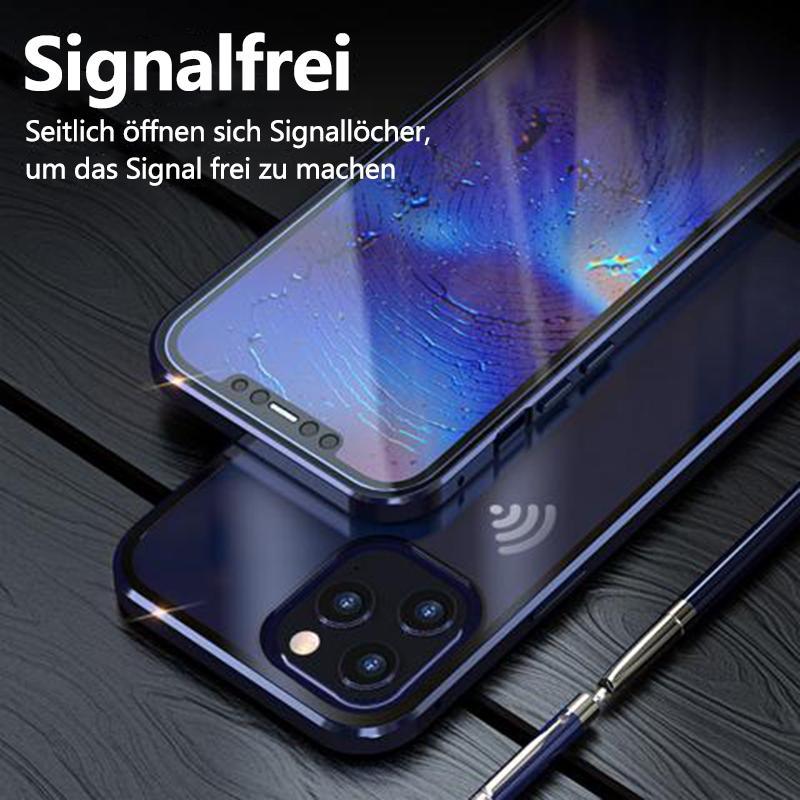 TEMPERED GLASS MAGNETIC ADSORPTION PHONE CASE