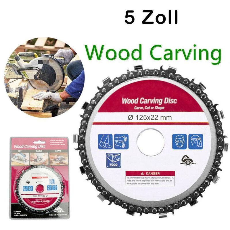 Mühle Kettenscheibe Holzschnitzscheibe 4 Zoll & 5 Zoll