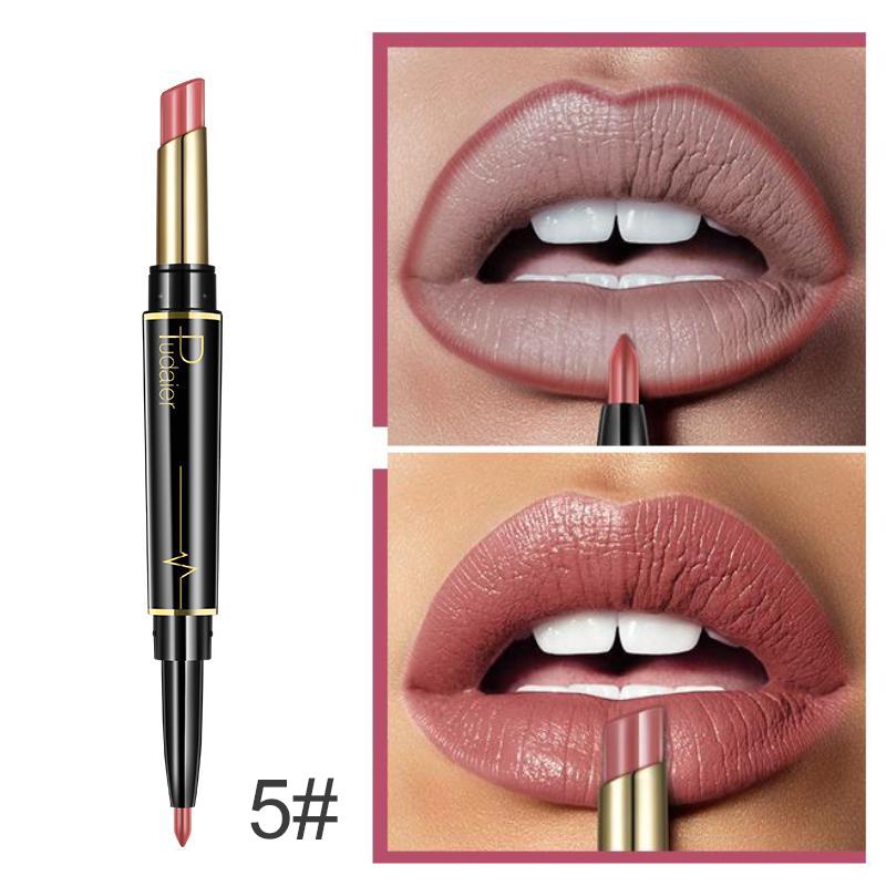 16 Farben langanhaltender Lippenstift + Lipliner Combo