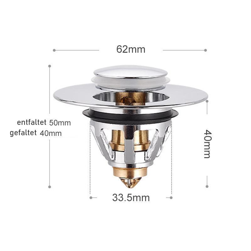 Universeller Versenk Filter aus Edelstahl