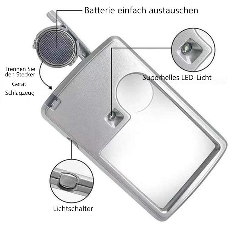 LED-Kartenleselupe