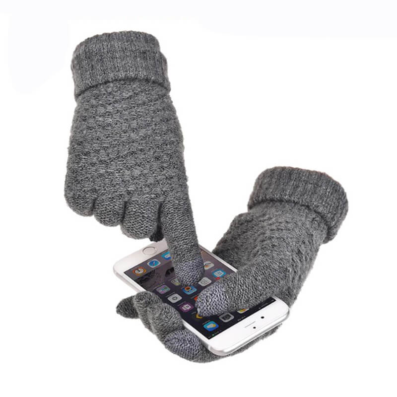 Touchscreen-Handschuhe mit Ananasmuster