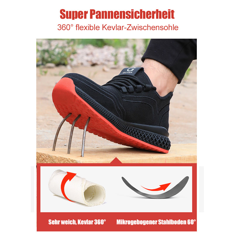 Pannensichere, Rutschfeste Herrenschuhe