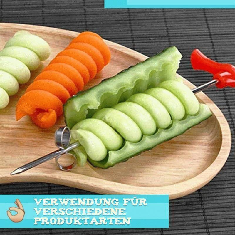 Gemüsefrucht-Spiralmesser