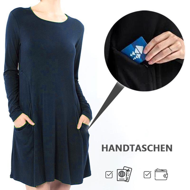 Langarm Sweatshirt Reisekleid