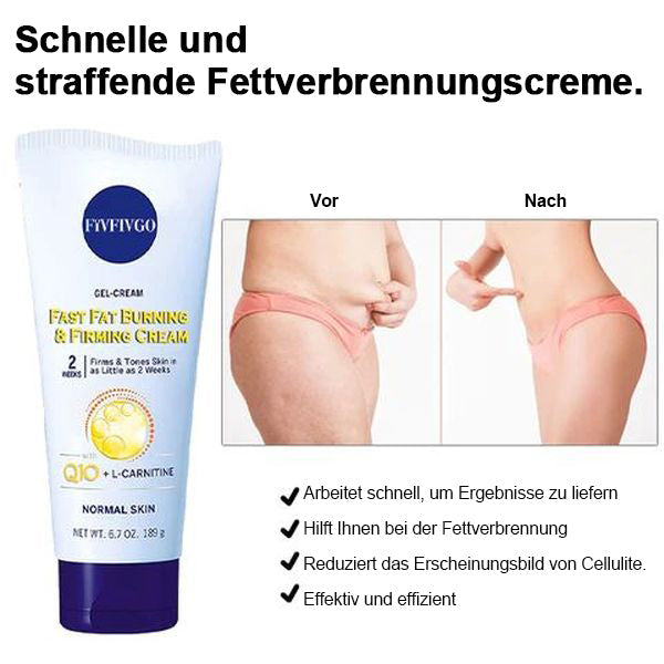 Creme zur schnellen Fettverbrennung und Straffung