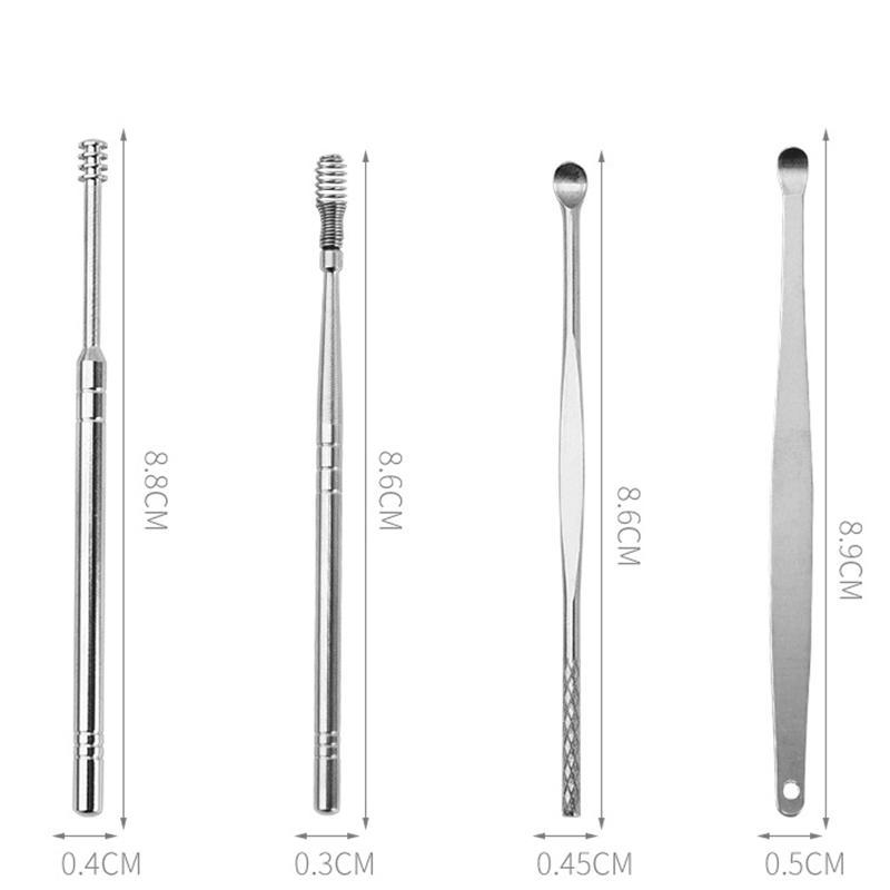 Innovatives federbelastetes Ohrenschmalz-Reinigungswerkzeug-Set