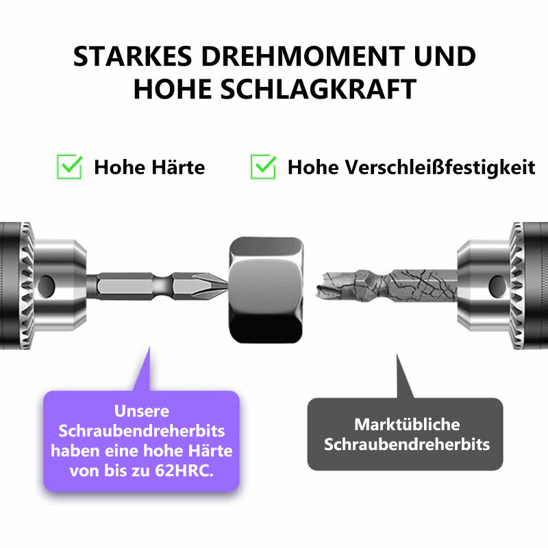 Verbesserte Rutschfeste Stoßfeste Bohrer(6-teiliges Set)