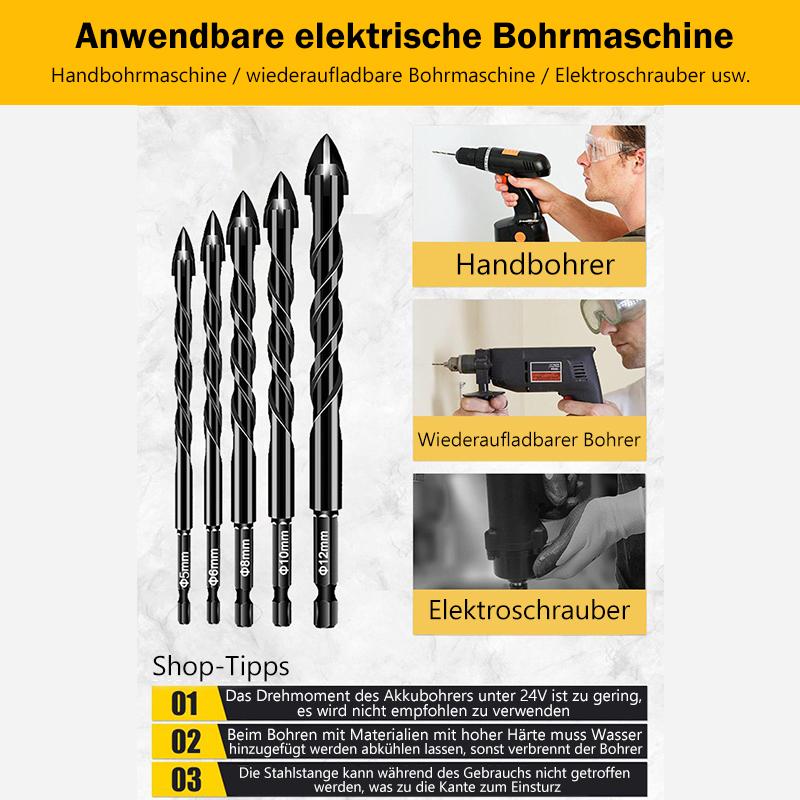 Multifunktionaler Gewinde-Kreuzbohrer