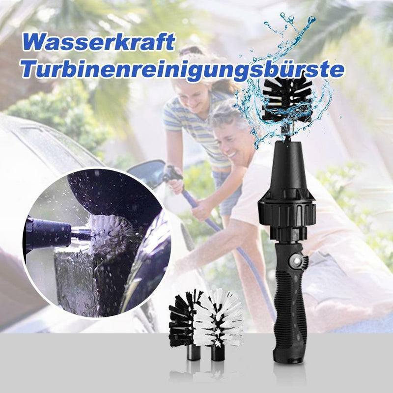 Mit Wasser betriebene Reinigungsbürste